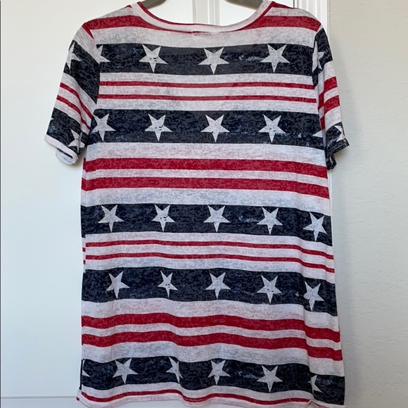 Americana Burnout Tee - Picture 3 of 4